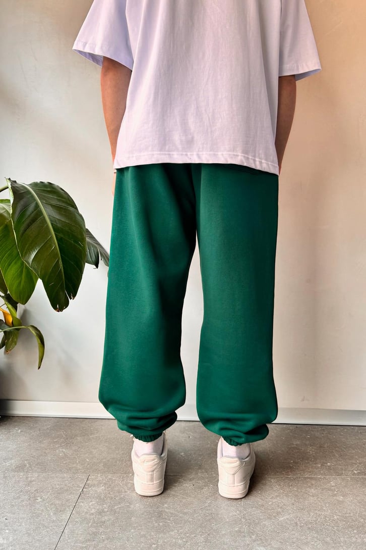 Oversize Yeşil Jogger Eşofman Altı