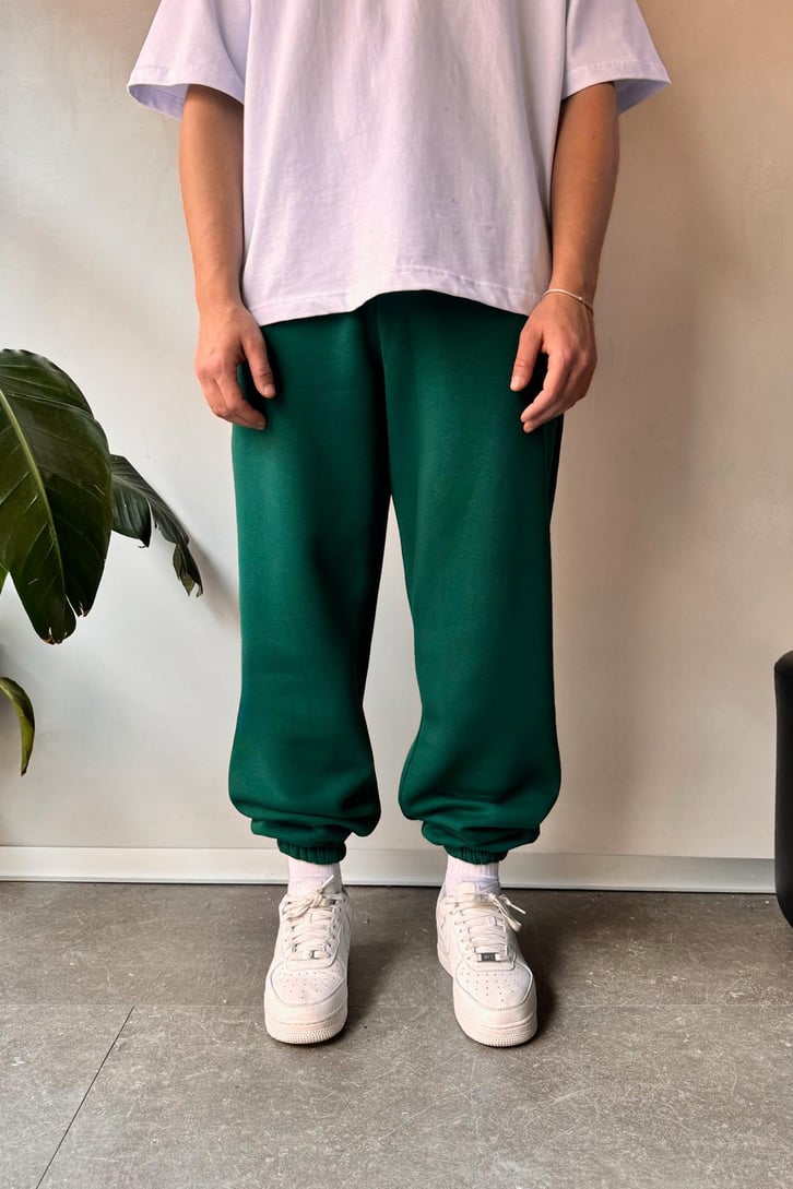 Oversize Yeşil Jogger Eşofman Altı