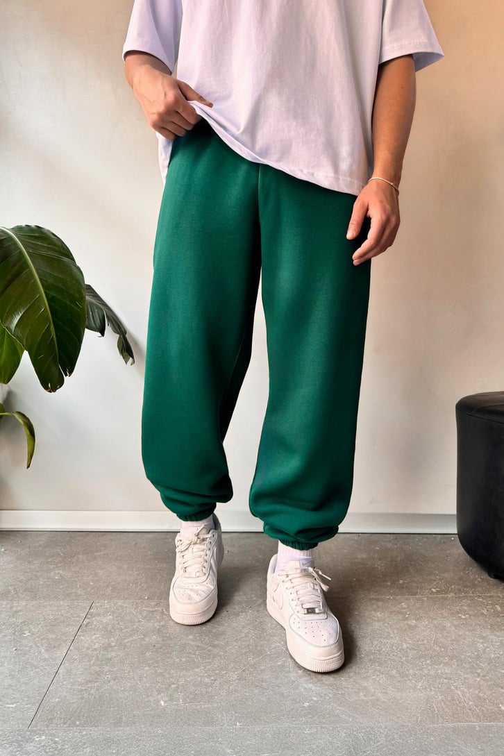 Oversize Yeşil Jogger Eşofman Altı