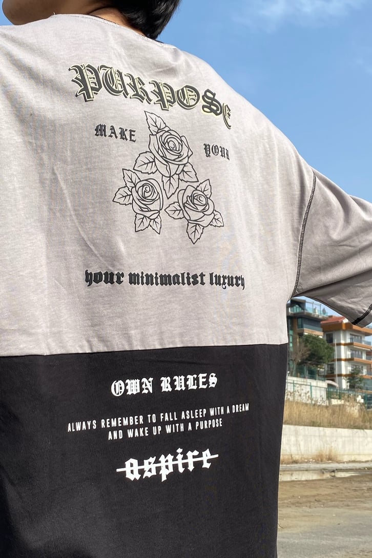 Own Rules Oversize Printed Tshirt
