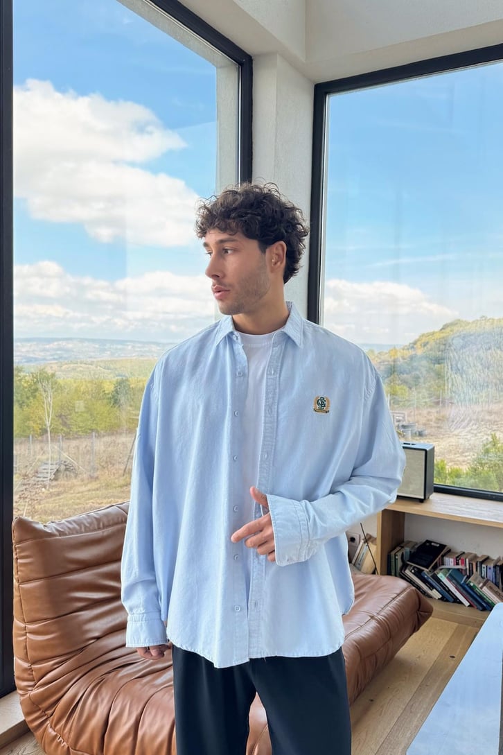Oxford Oversize Gömlek