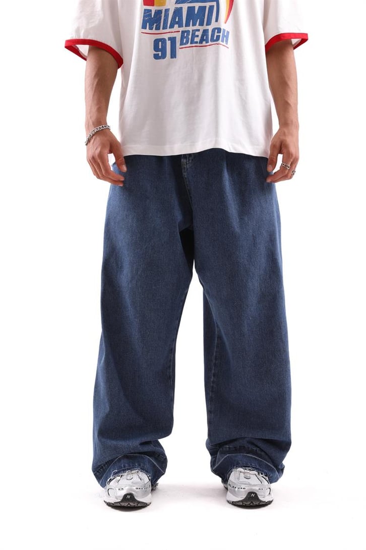 Paça Detaylı Extra Baggy Jean