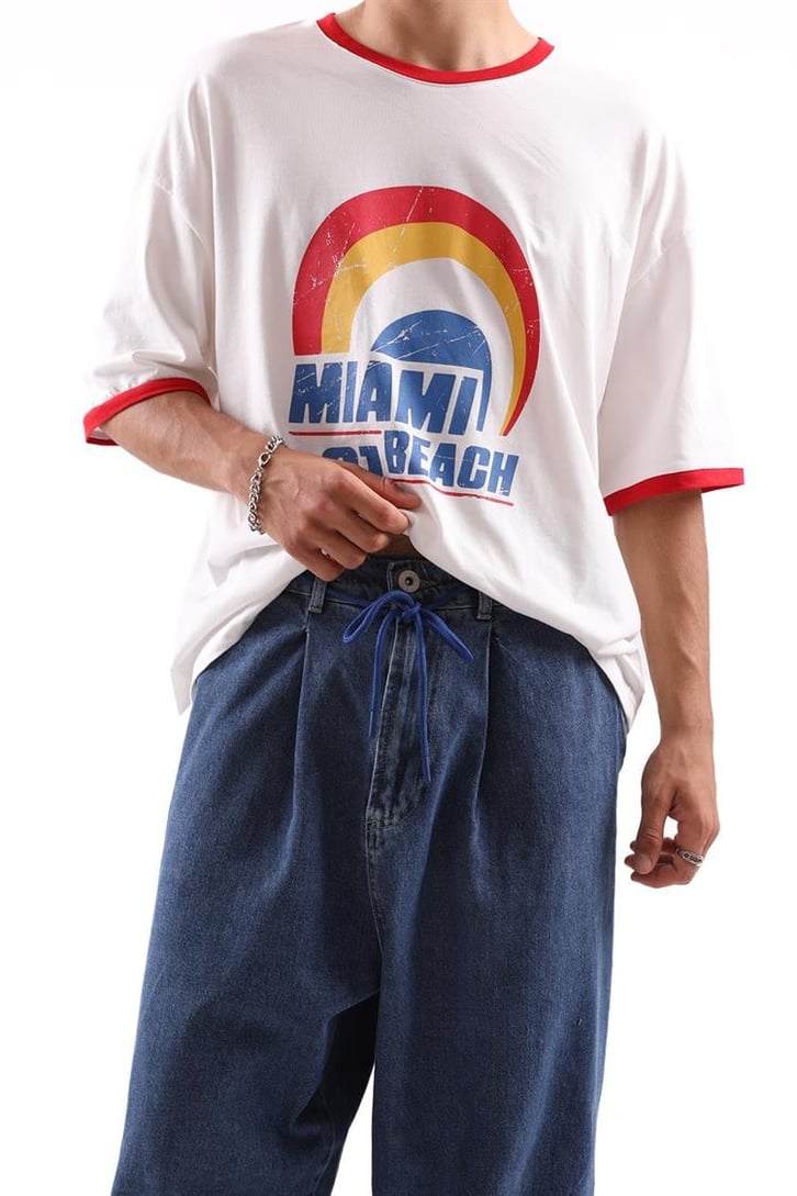 Paça Detaylı Extra Baggy Jean