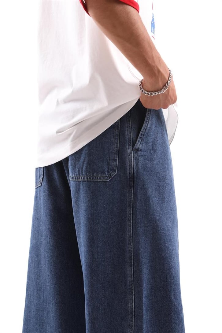 Paça Detaylı Extra Baggy Jean