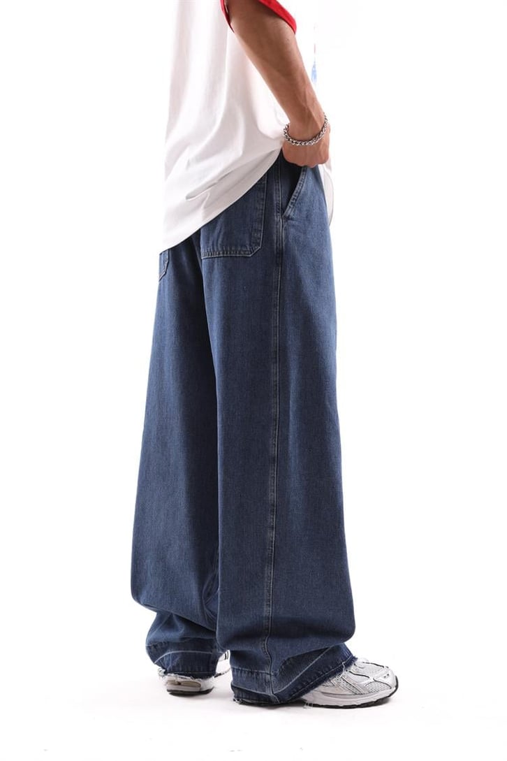 Paça Detaylı Extra Baggy Jean