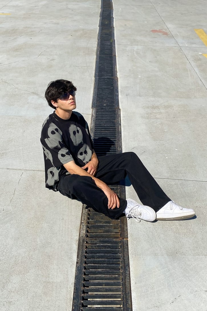 Paint Splash Oversize Tshirt