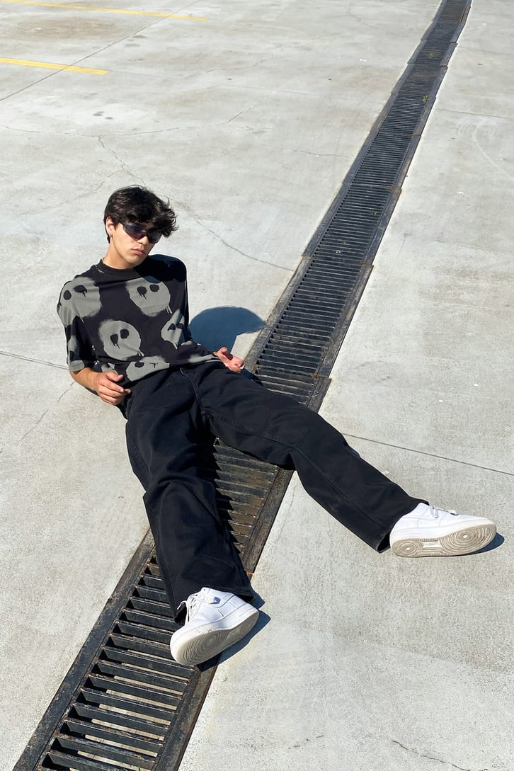 Paint Splash Oversize Tshirt
