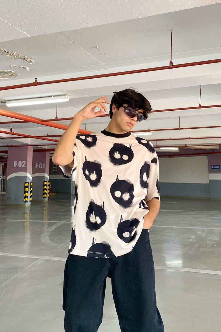 Paint Splash Oversize Tshirt
