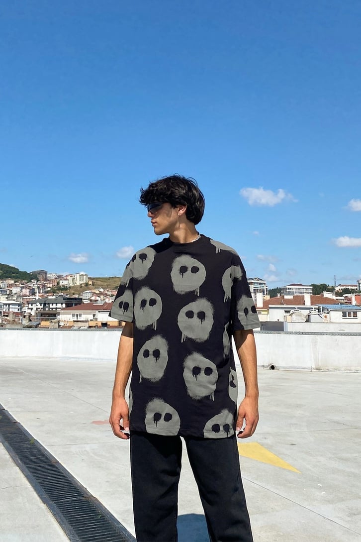 Paint Splash Oversize Tshirt