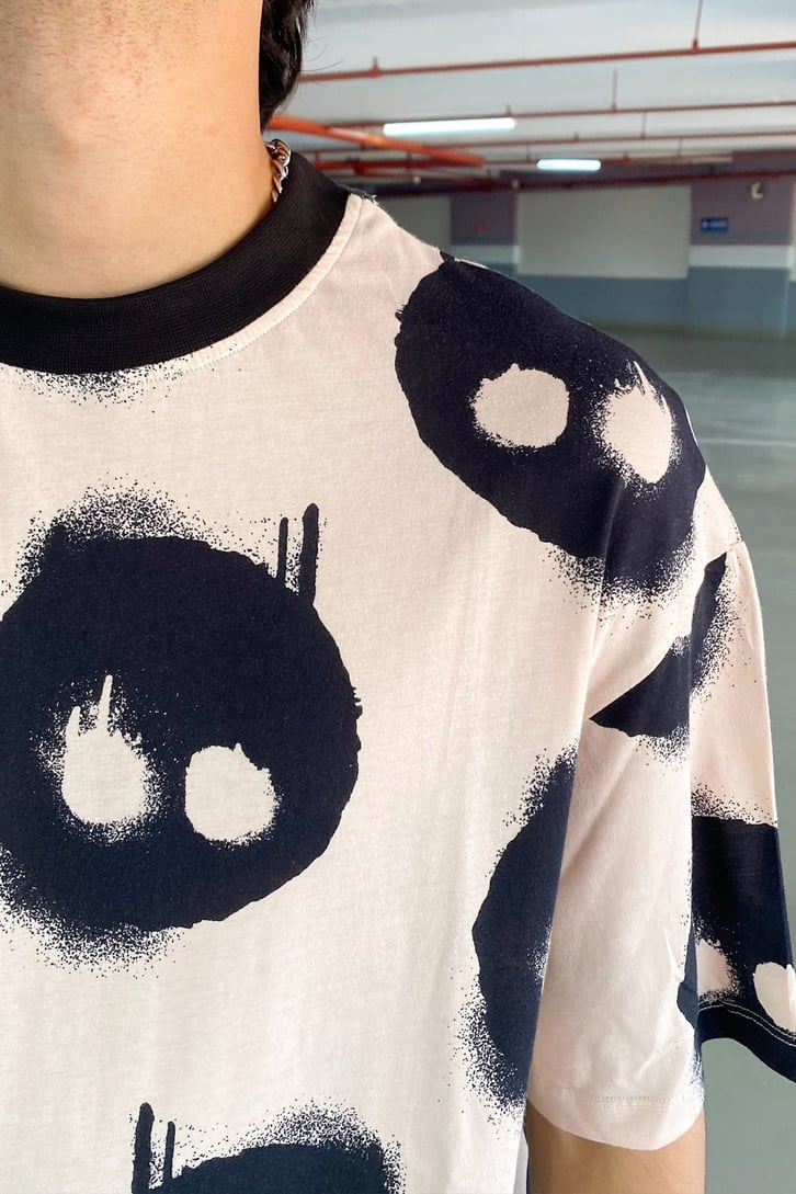 Paint Splash Oversize Tshirt
