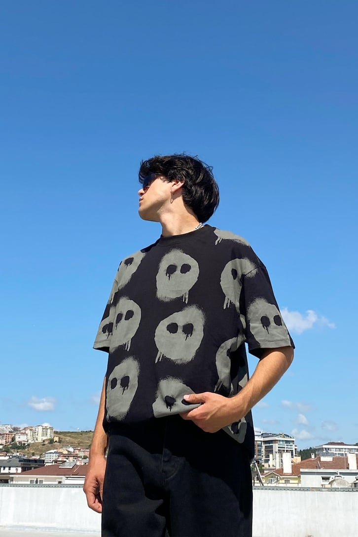 Paint Splash Oversize Tshirt