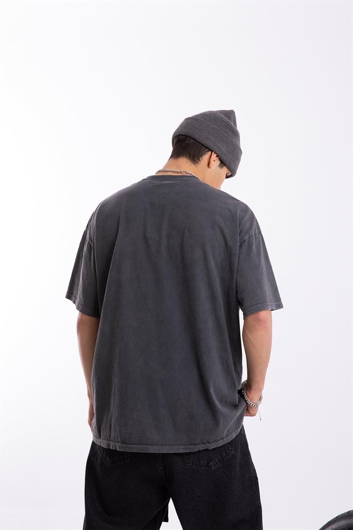 Palm Springs Acid Wash Oversize Tişört