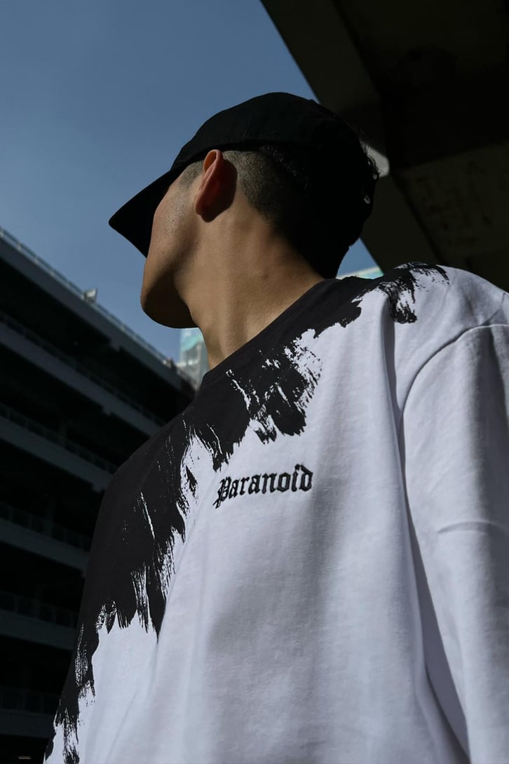 Paranoid Nakışlı Oversize Tshirt