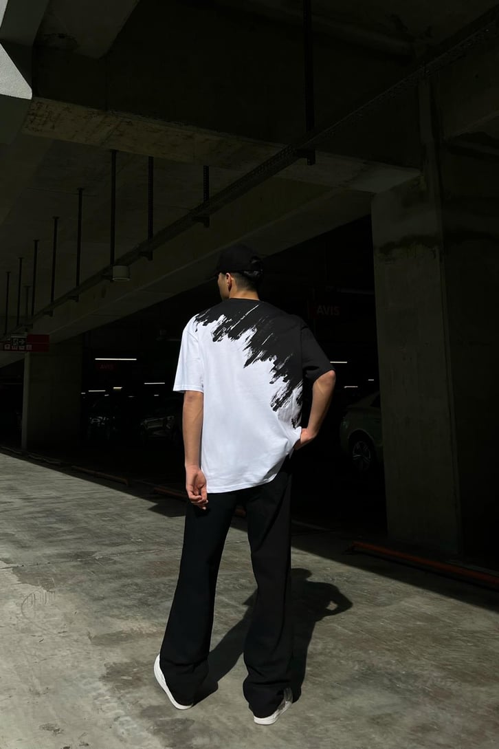 Paranoid Nakışlı Oversize Tshirt