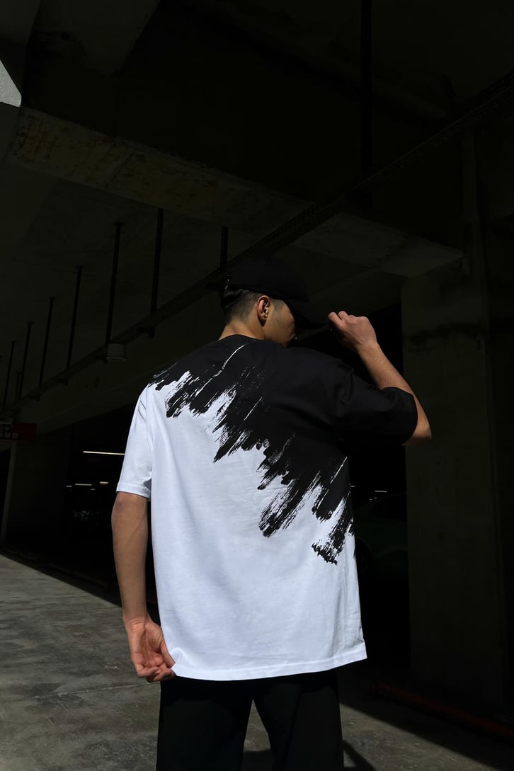 Paranoid Nakışlı Oversize Tshirt