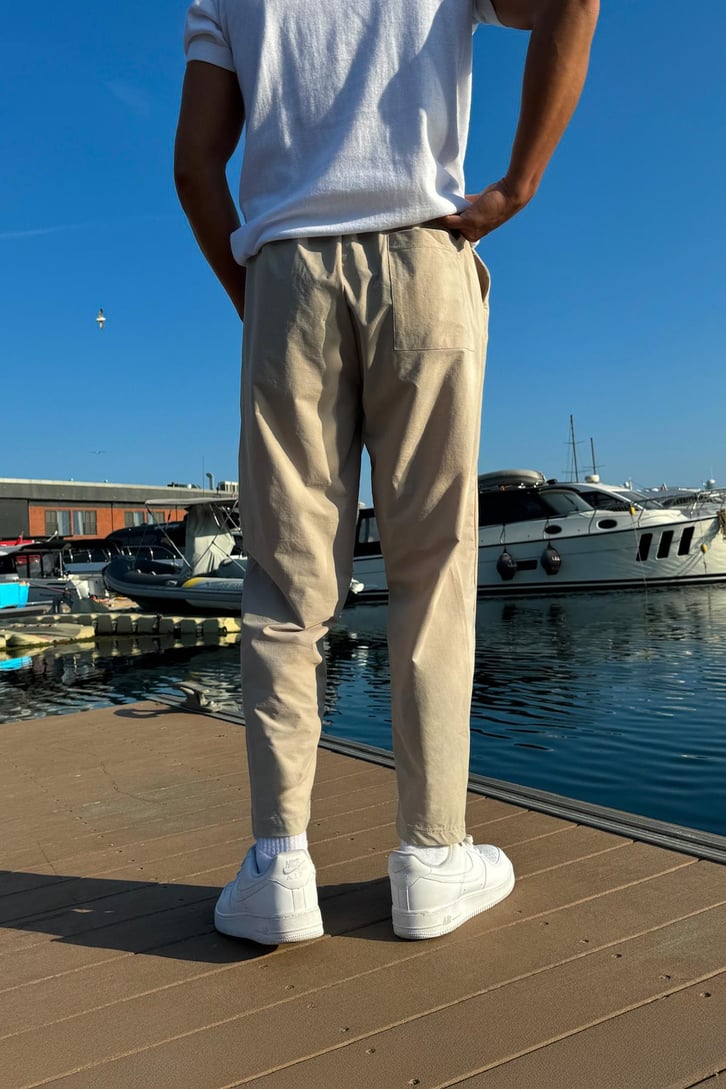 Paraşüt Kumaş Boyfriend Kalıp Pantolon