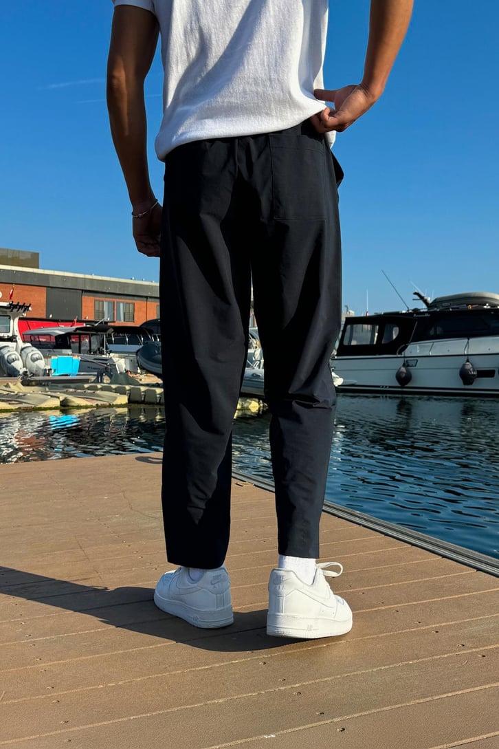 Paraşüt Kumaş Boyfriend Kalıp Pantolon