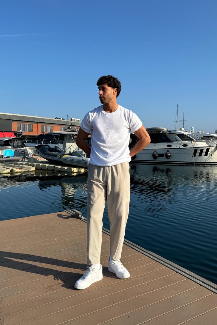 Paraşüt Kumaş Boyfriend Kalıp Pantolon