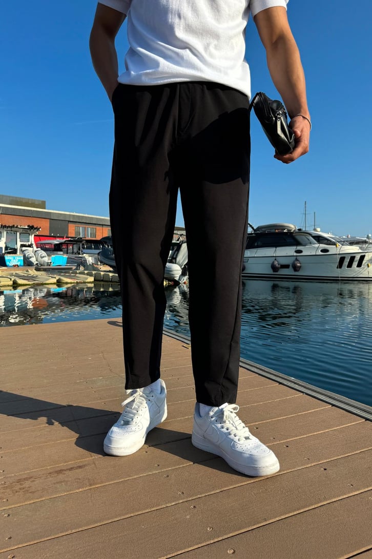 Paraşüt Kumaş Boyfriend Kalıp Pantolon
