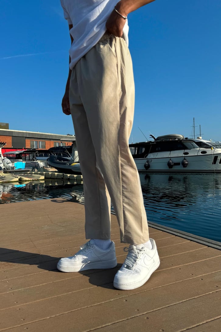 Paraşüt Kumaş Boyfriend Kalıp Pantolon
