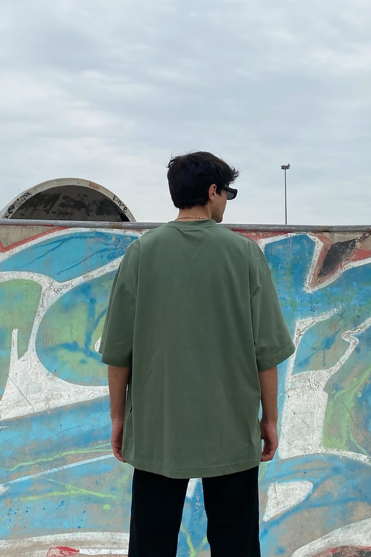 Patato Head Khaki Oversize Tshirt