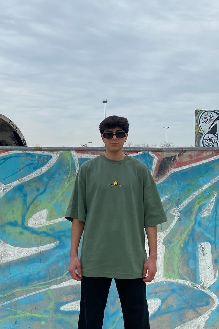 Patato Head Khaki Oversize Tshirt