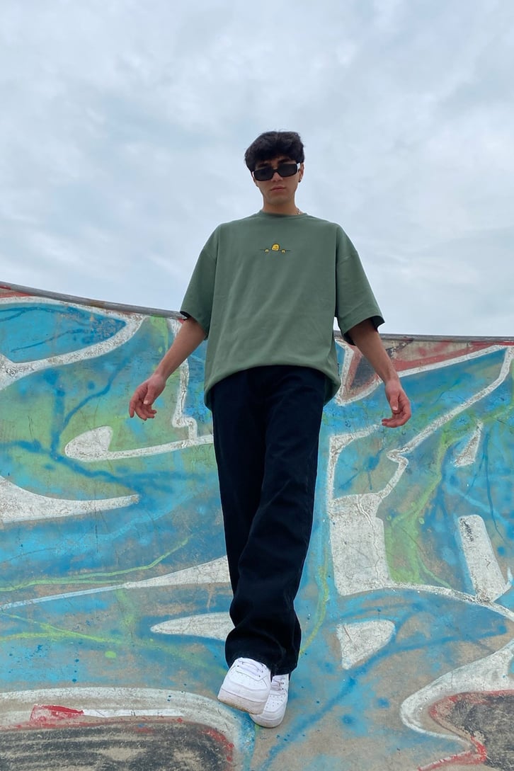 Patato Head Khaki Oversize Tshirt