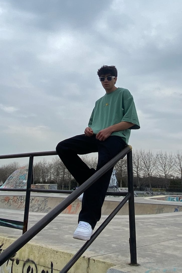 Patato Head Su Yeşili Oversize Tshirt