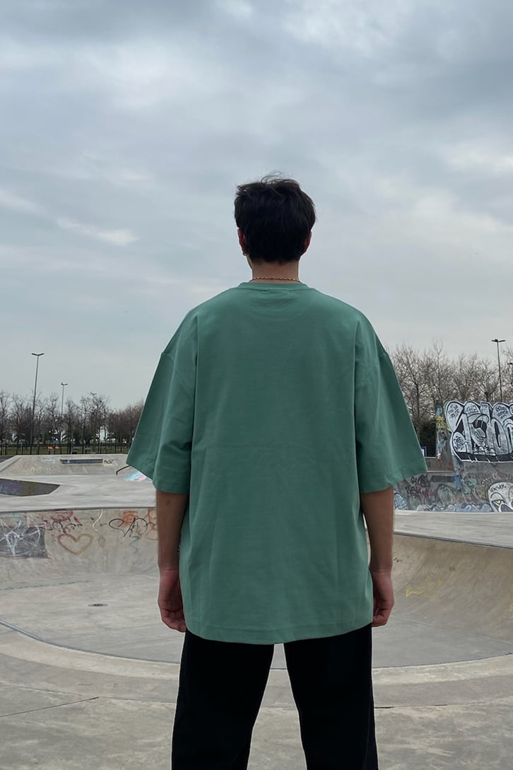 Patato Head Su Yeşili Oversize Tshirt