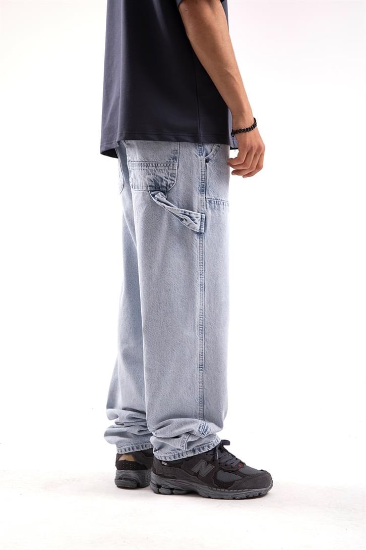 Patch Detay Baggy Jean