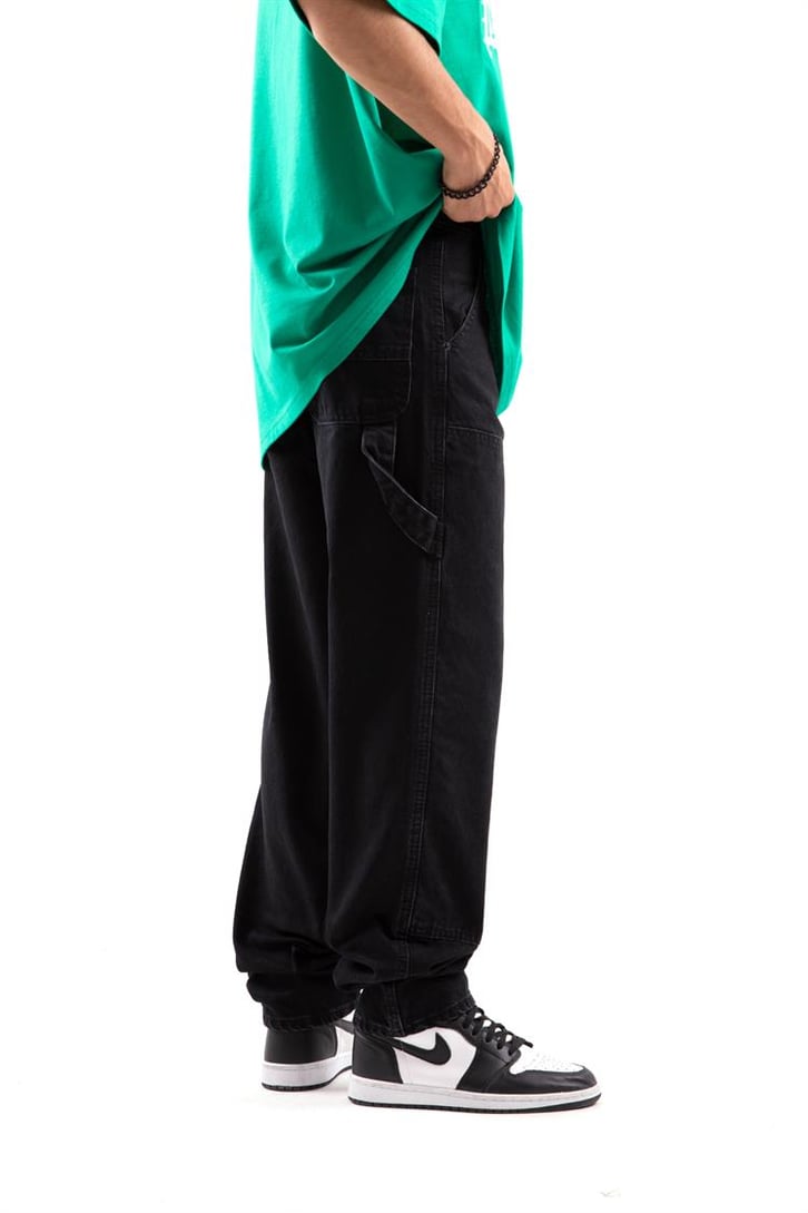 Patch Detay Baggy Jean