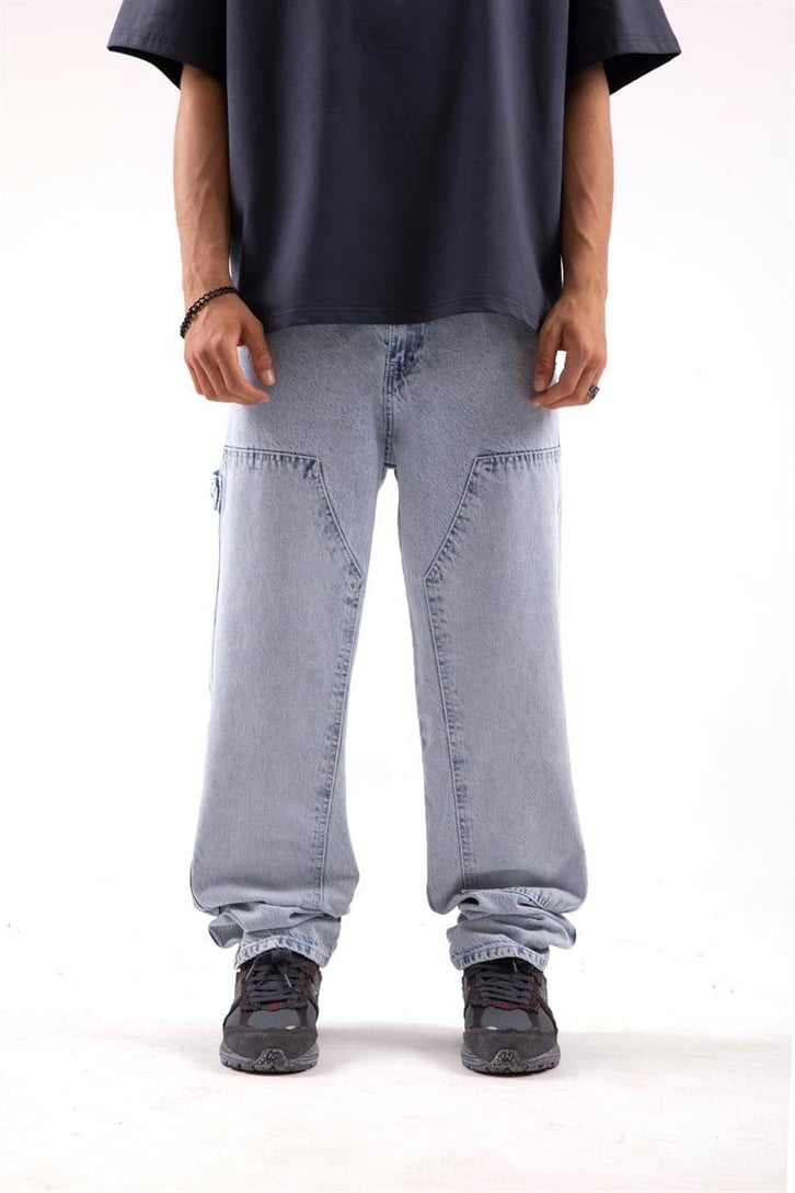 Patch Detay Baggy Jean