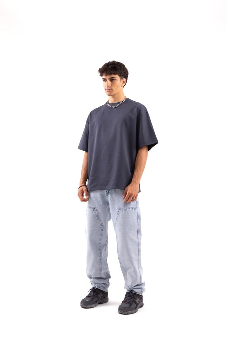 Patch Detay Baggy Jean