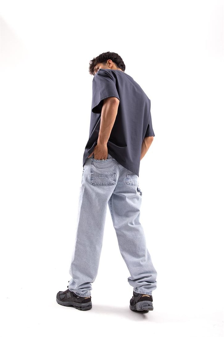 Patch Detay Baggy Jean