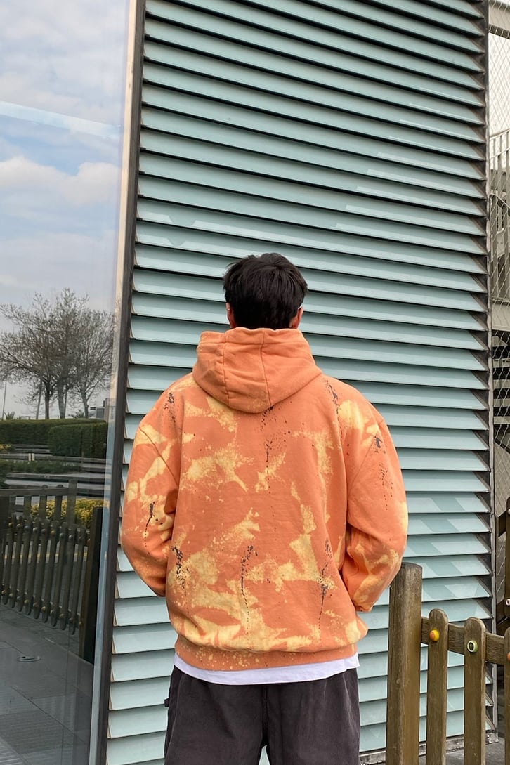 Peace Tie-Dye Oversize Hoodie