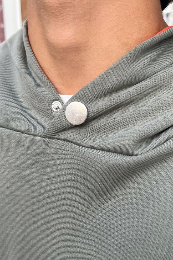 Phaseone Sırt Baskılı Oversize Sweatshirt