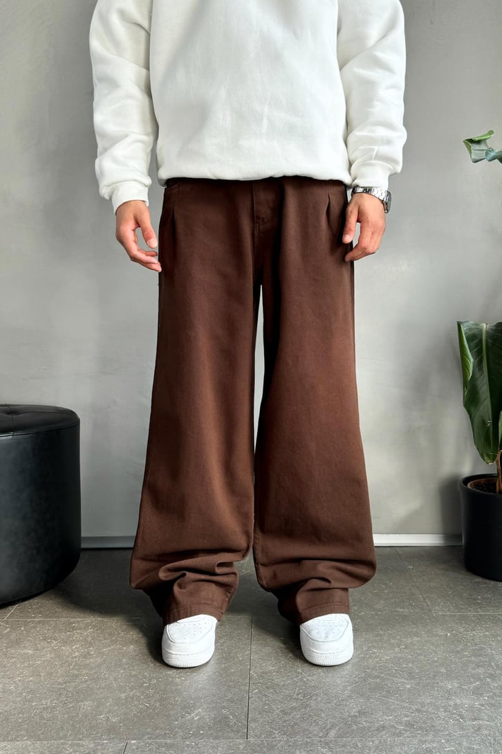 Pileli Gabardin Pantolon