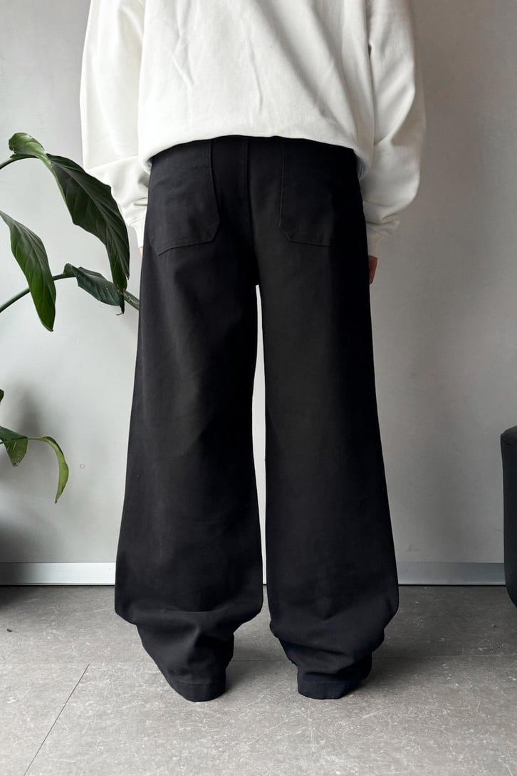 Pileli Gabardin Pantolon