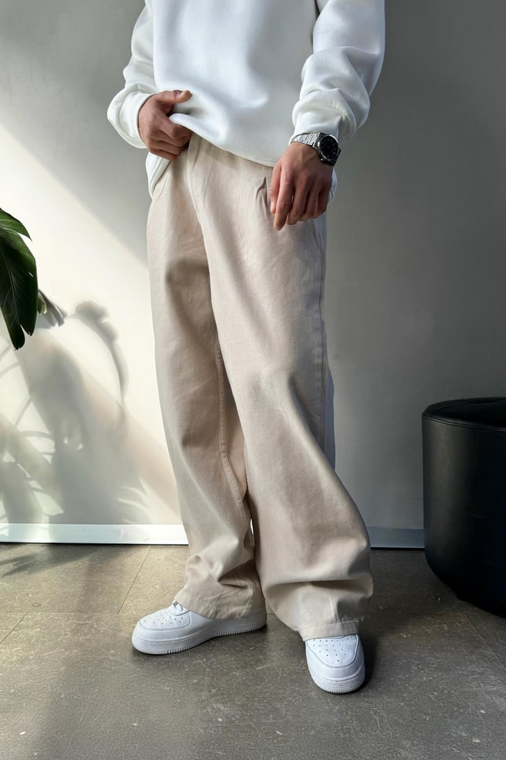 Pileli Gabardin Pantolon