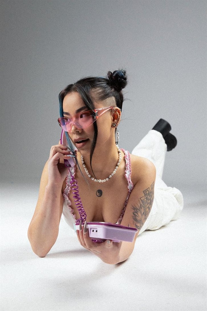 Pink Blaze Yıldız Detaylı Unisex Gözlük