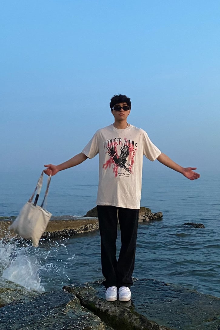 Pioneer Souls Oversize Printed Tshirt