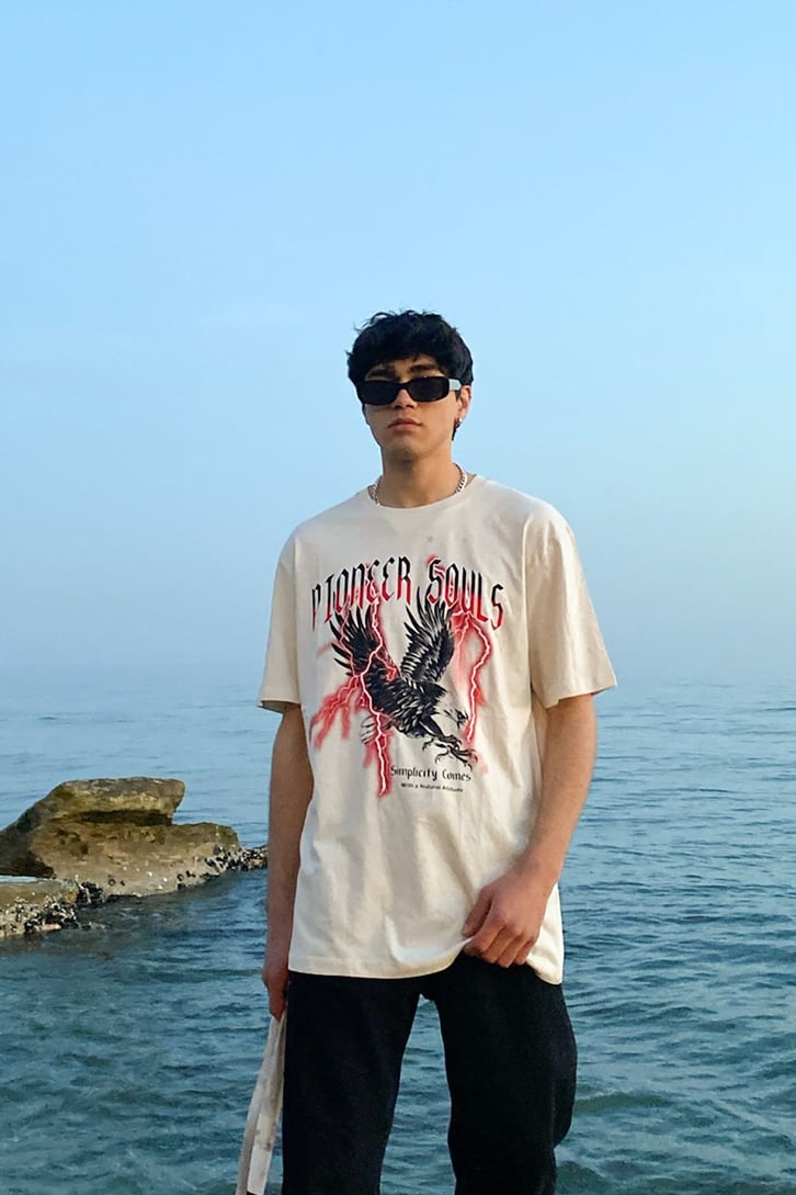 Pioneer Souls Oversize Printed Tshirt