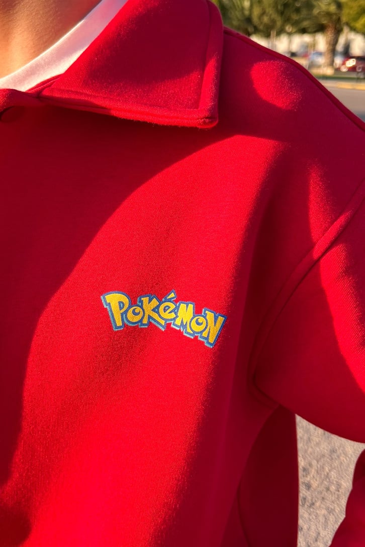 Pokemon Sırt Baskılı Ceket