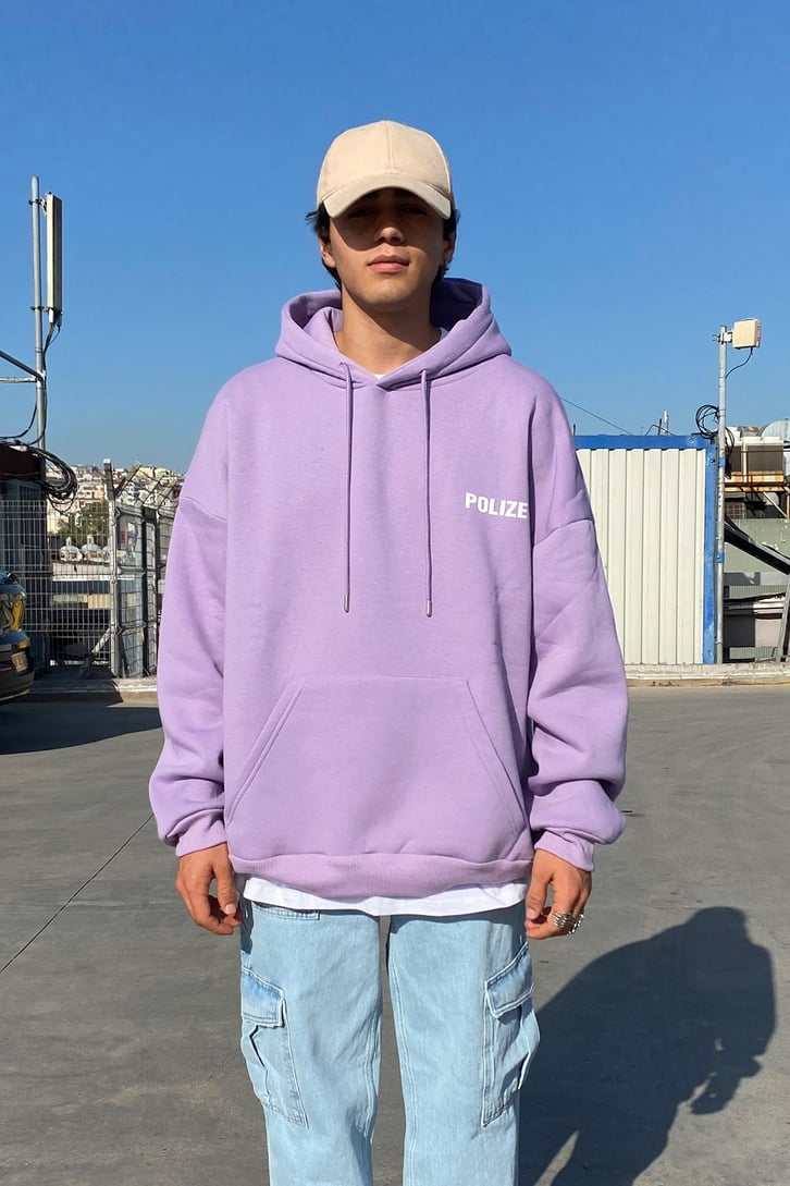 POLIZEI BASKILI OVERSIZE HOODIE