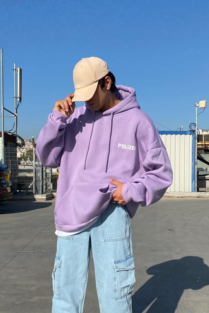 POLIZEI BASKILI OVERSIZE HOODIE