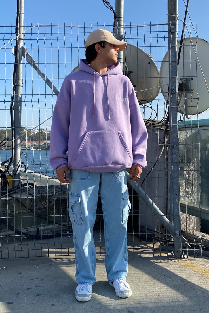 POLIZEI BASKILI OVERSIZE HOODIE
