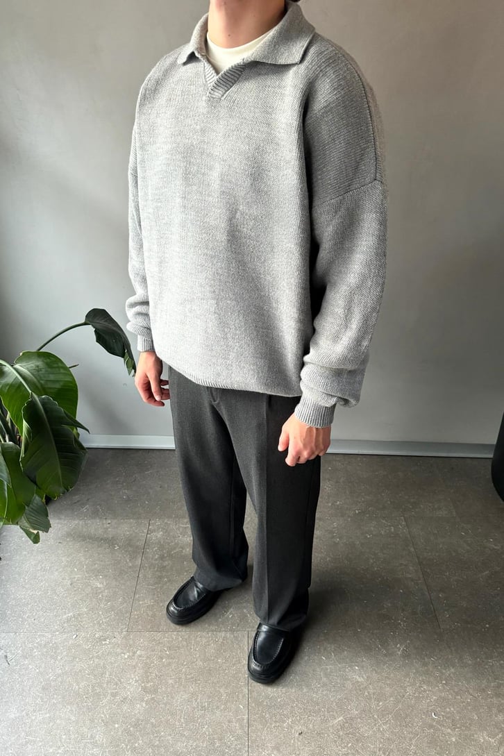 Polo Yaka Basic Triko Kazak