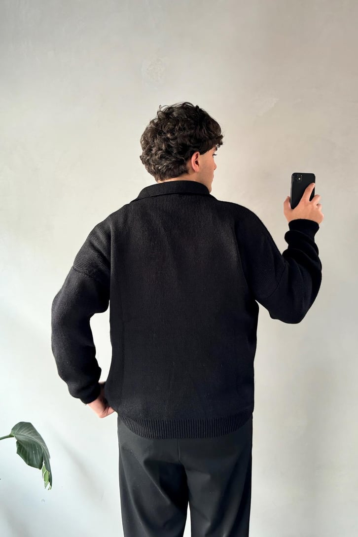 Polo Yaka Basic Triko Kazak