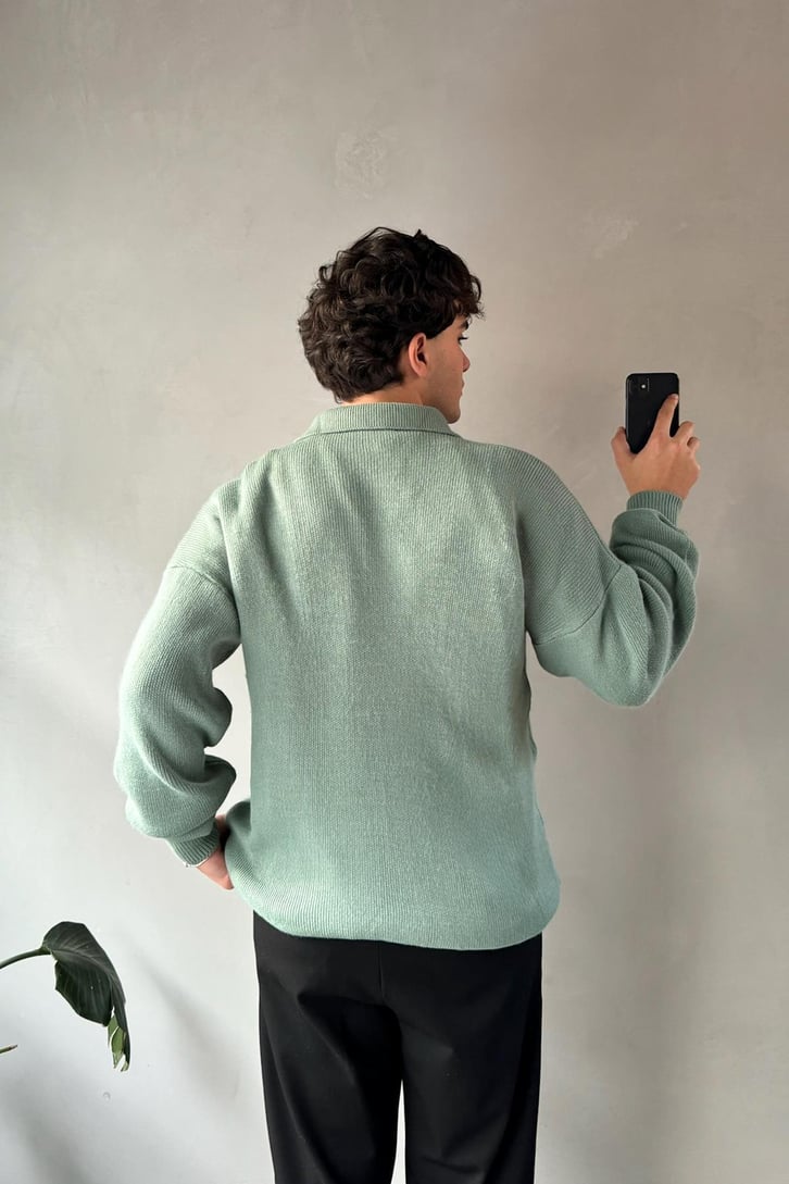 Polo Yaka Basic Triko Kazak
