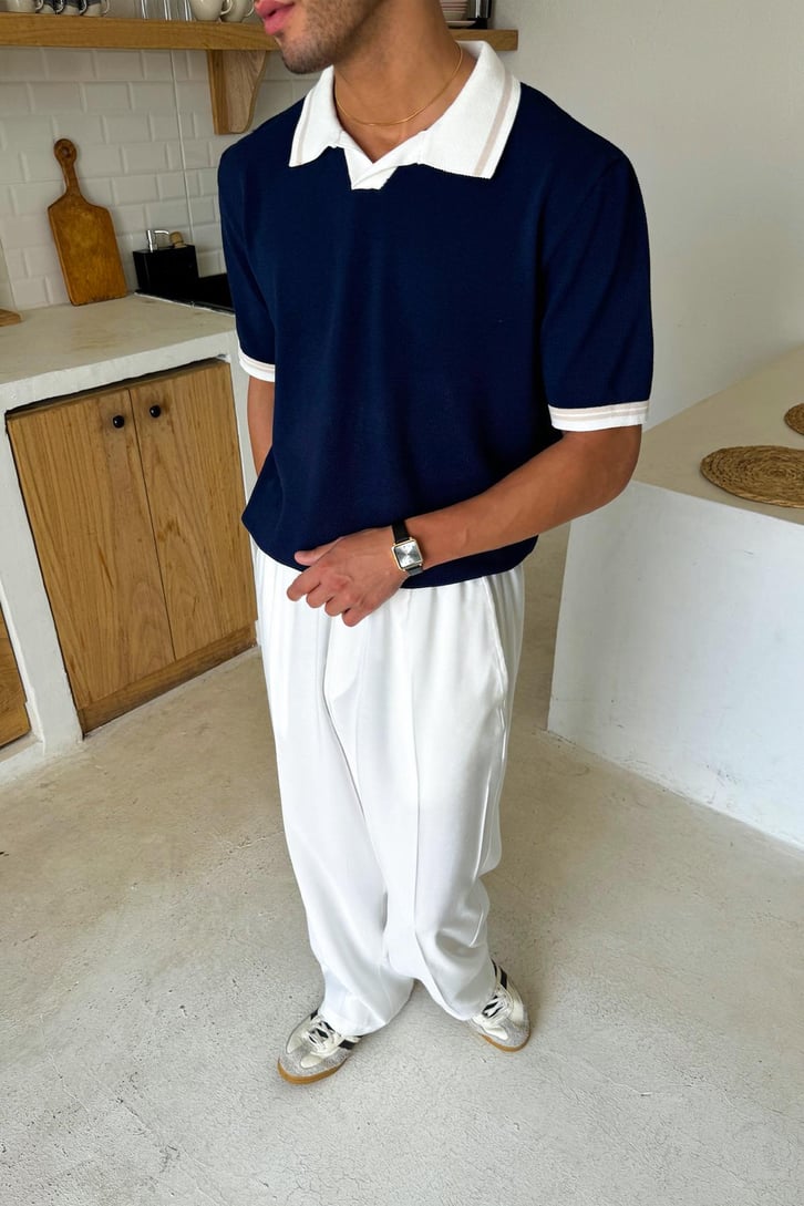 Polo Yaka Basic Triko Tişört